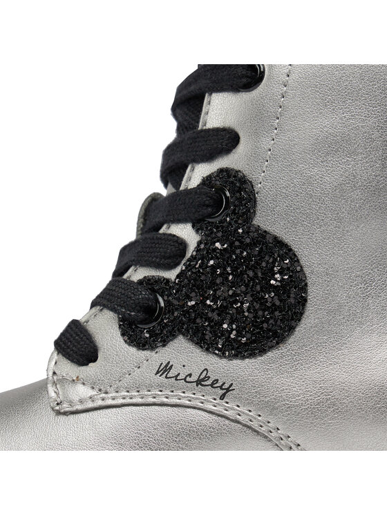 Geox Geox Schnürstiefeletten Jr Casey J3620G 000NF C1009 M Silberfarben