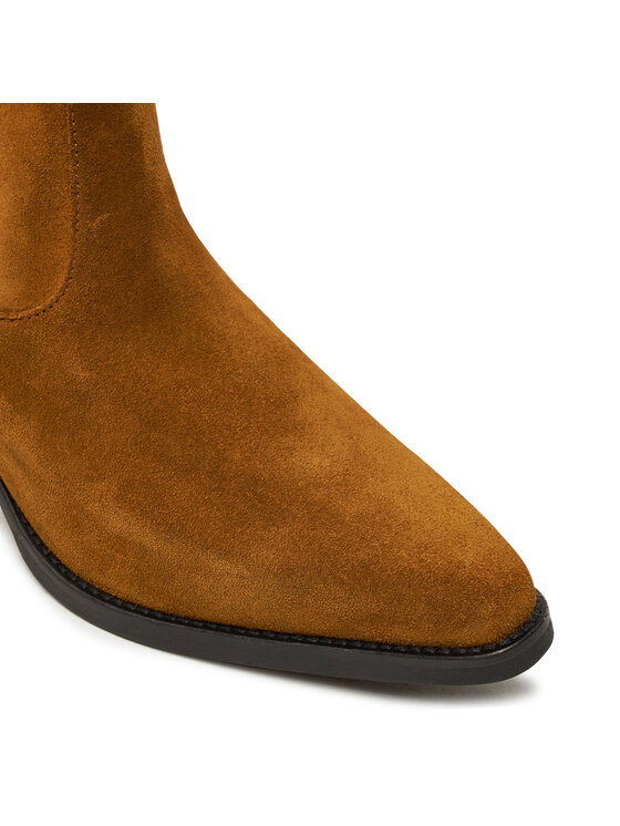 Tommy Hilfiger Tommy Hilfiger Ботильйони Th Suede Cowboy Boot FW0FW08034 Коричневий