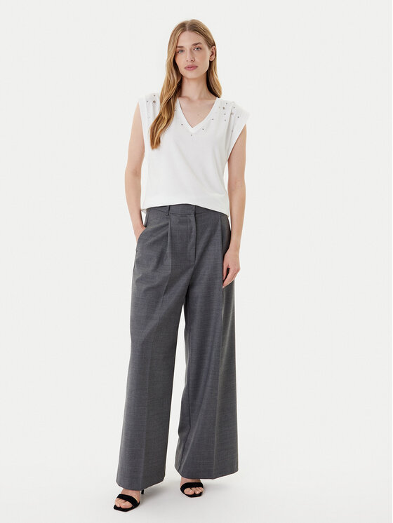 Morgan Morgan Bluse 252-DCLO Weiß Regular Fit