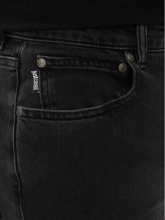 Just Cavalli Just Cavalli Jeans hlače 76OAB5J0 Črna Super Slim Fit
