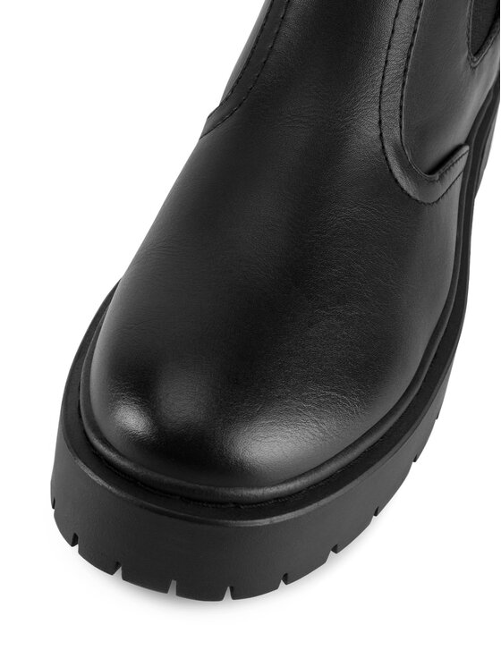 DeeZee DeeZee Kotníková obuv s elastickým prvkem HY12123-17 Černá