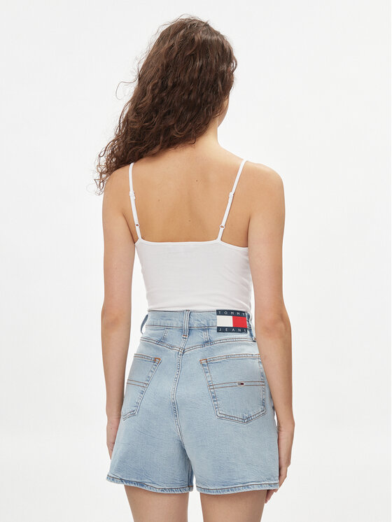 Tommy Jeans Tommy Jeans Bodi Essential DW0DW17993 Bijela Slim Fit