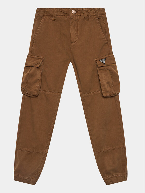 Guess Stoffhose - Kinderkleidung, Größe 10Y Braun L3BB02 WE1L0