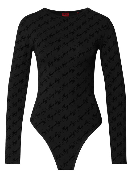 HUGO HUGO Body Flokky 50570394 Czarny Slim Fit