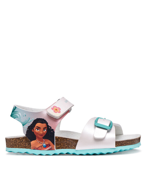 Geox Sandale J Adriel Girl J558MG 000NF C0817 M Alb