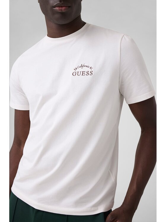 Guess Guess T-Shirt 183089 Bílá Classic Fit