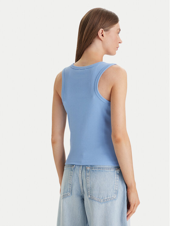 Calvin Klein Jeans Calvin Klein Jeans топ LV047C201G Светлосиньо Slim Fit