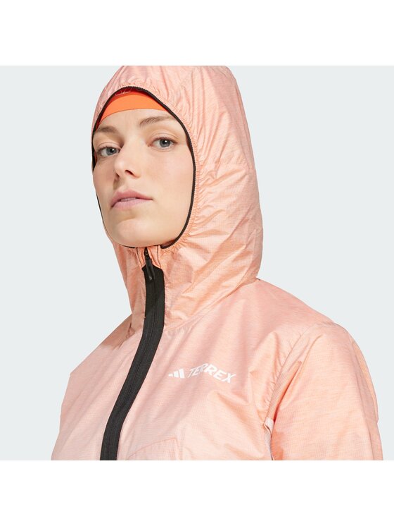 adidas adidas Kurtka do biegania 129037 Pomarańczowy Regular Fit