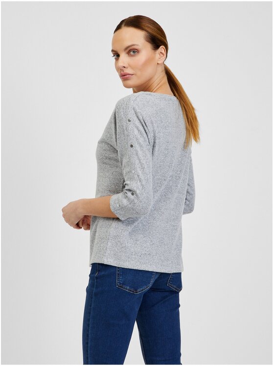 Orsay Orsay T-Shirt 105102-692000__M Szary Regular Fit