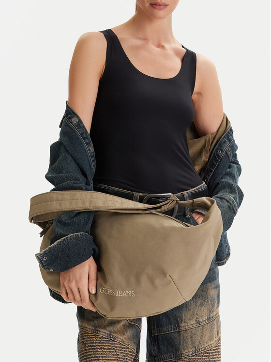 Guess Jeans Guess Jeans Дамска чанта CWBEO-GUESS-M-002-09 Зелен