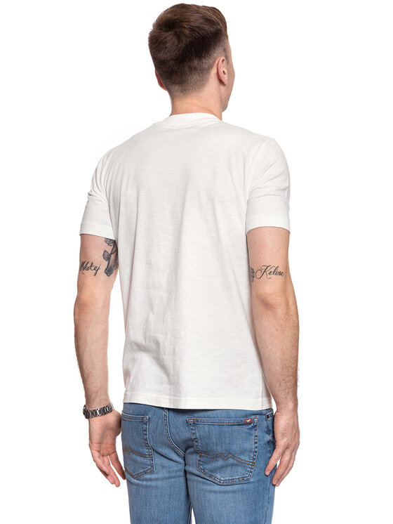 Mustang Mustang T-shirt ALEX C ICONIC Bianco Regular Fit