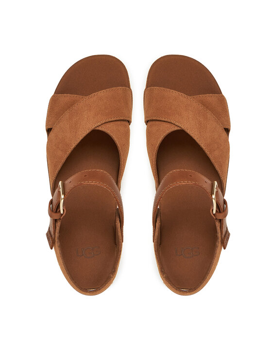 Ugg Ugg Espadryle W Aubrey Ankle Strap 1167471 Brązowy