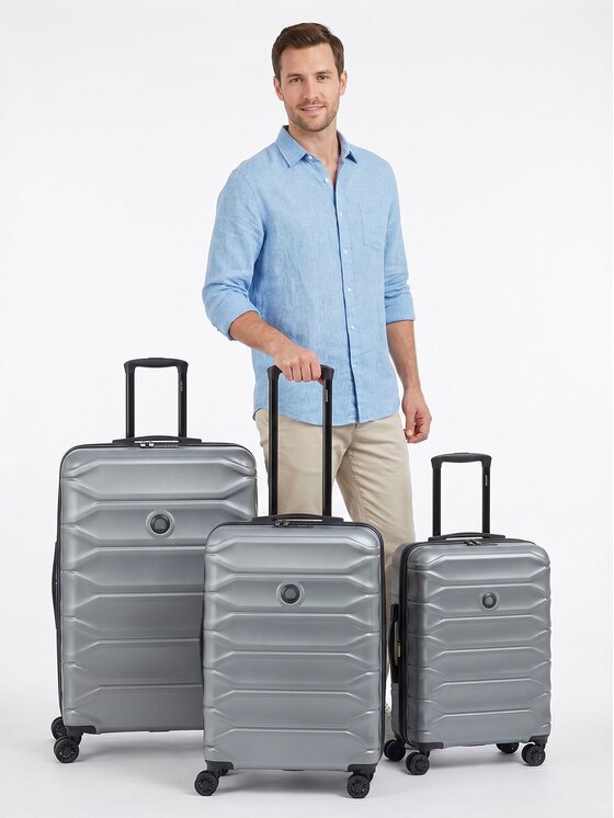 Delsey Paris Delsey Paris Komplet walizek 301416 Szary