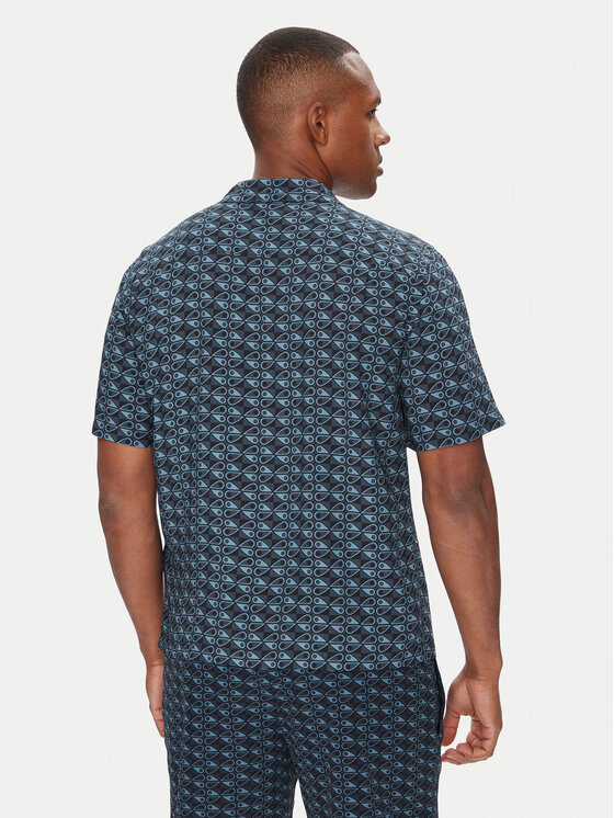 Moose Knuckles Moose Knuckles Košeľa The Bay M15MT709H Tmavomodrá Regular Fit