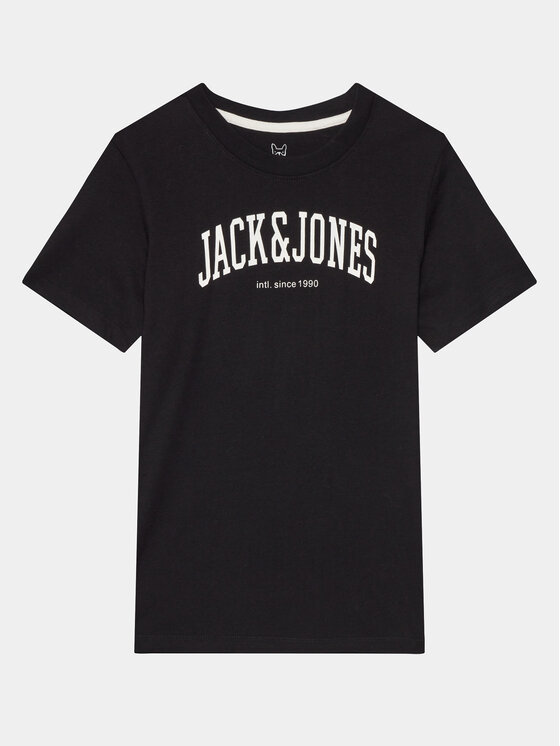 Jack&Jones Junior Majica 12237441 Črna Regular Fit