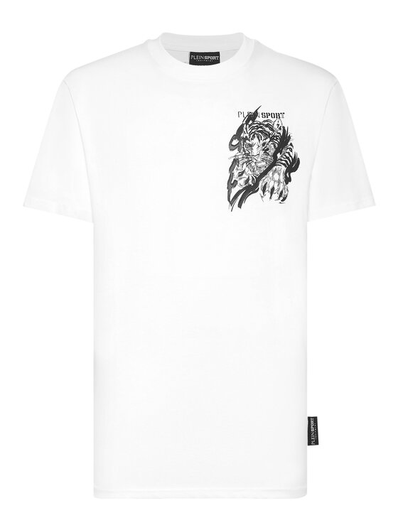 Plein Sport Plein Sport T-Shirt 22971 Biały Regular Fit