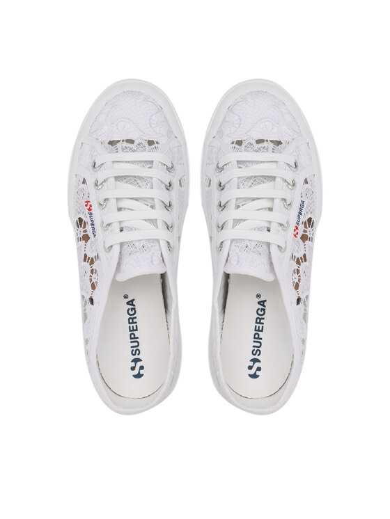 Superga Superga Plátěnky 2750 Macrame S81219W Bílá