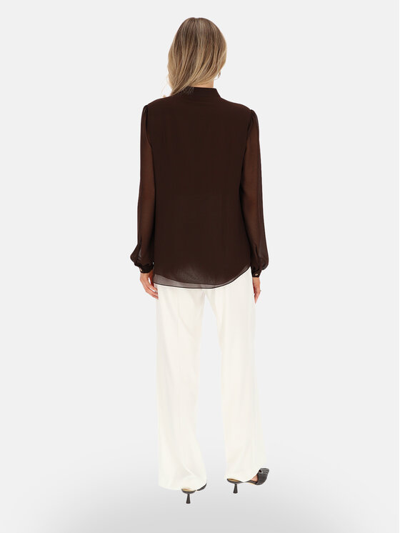 L’AF L’AF Bluzka Boho Brązowy Regular Fit