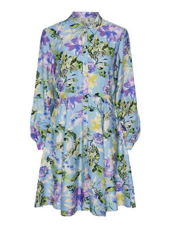 YAS YAS Hemdkleid Kaya 26037079 Bunt Regular Fit