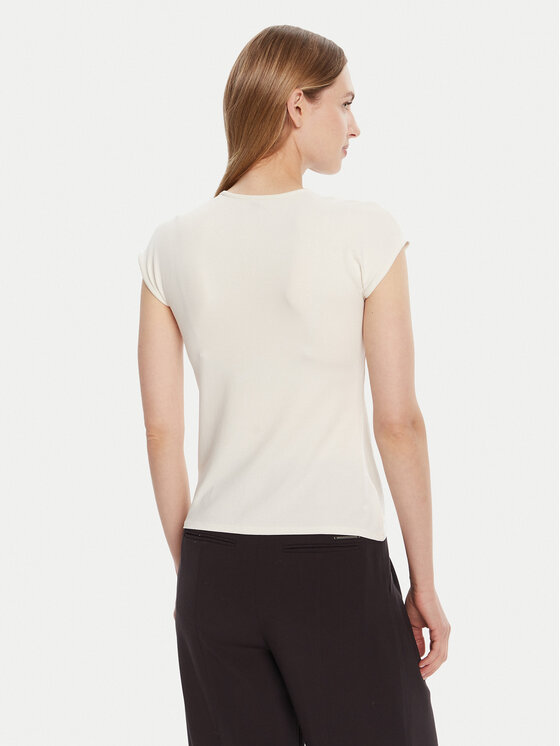 Calvin Klein Calvin Klein Marškinėliai LV047B275G Écru Slim Fit