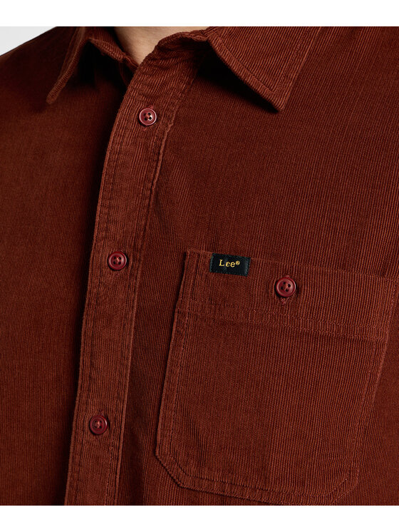 Lee Lee Camicia 112355736 Rosso Regular Fit