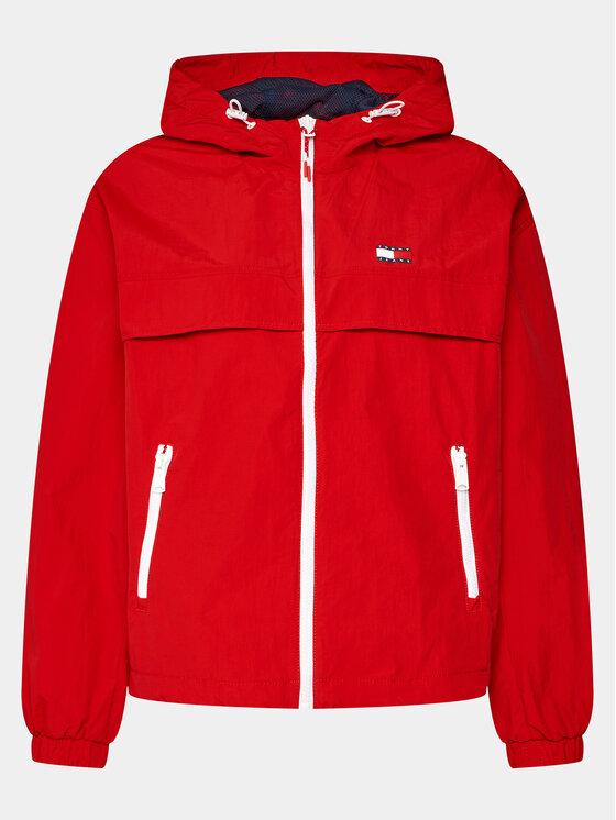 Tommy Jeans Tommy Jeans Neperpučiama striukė Chicago DW0DW17747 Raudona Regular Fit