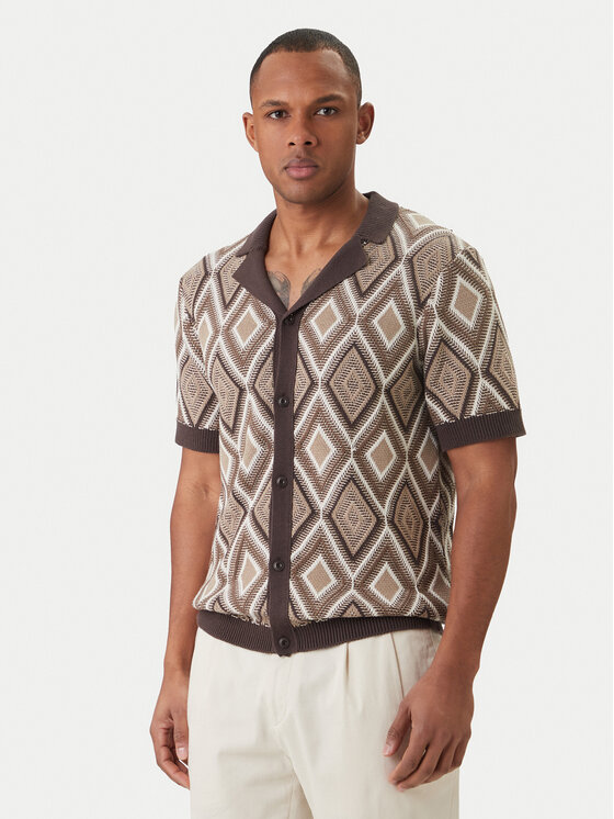 JOOP! Jeans JOOP! Jeans Camicia Diamor 30101667 Marrone Regular Fit