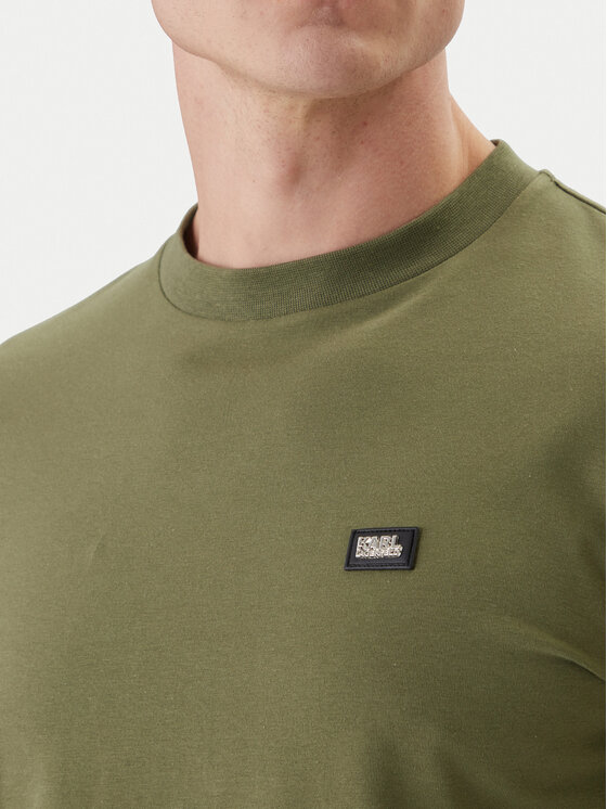 KARL LAGERFELD KARL LAGERFELD T-shirt 755052 562235 Verde Regular Fit