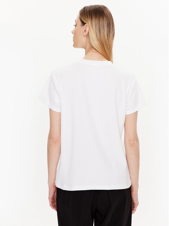 Fabiana Filippi Fabiana Filippi T-krekls JED273B561 Balts Regular Fit