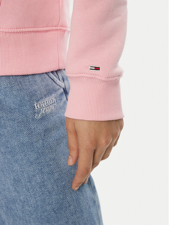 Tommy Jeans Tommy Jeans Pulóver DW0DW20170 Rózsaszín Regular Fit
