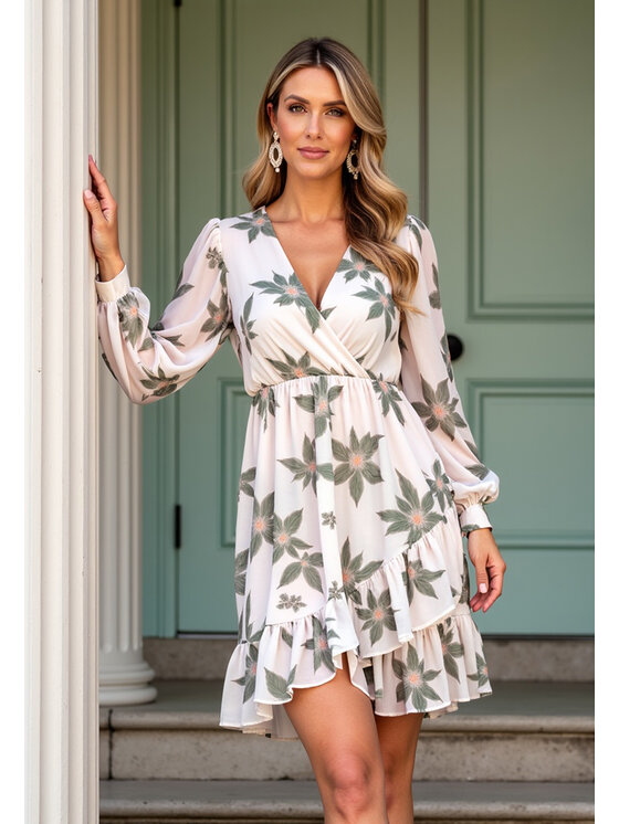 FIGL FIGL Abito da cocktail M1162 Verde Flared Fit