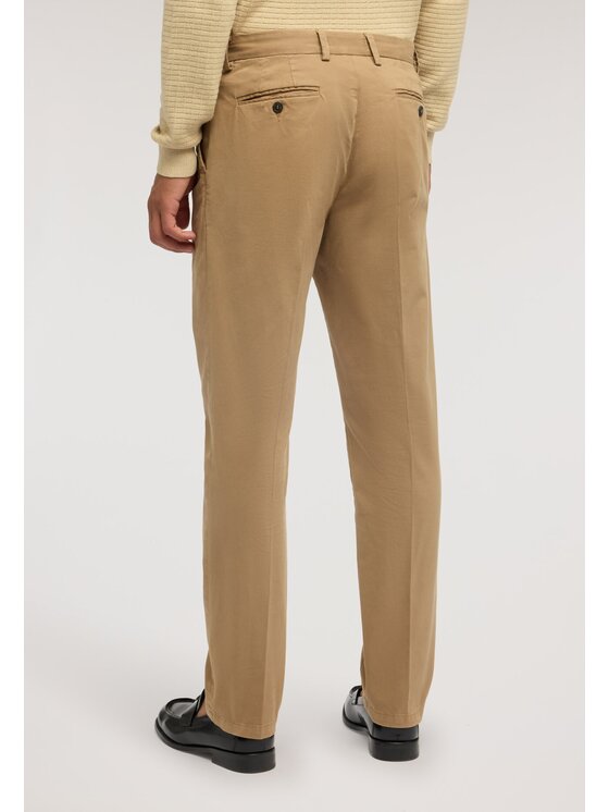 Trussardi Trussardi Spodnie materiałowe P738M100185N041 Kremowy Slim Fit