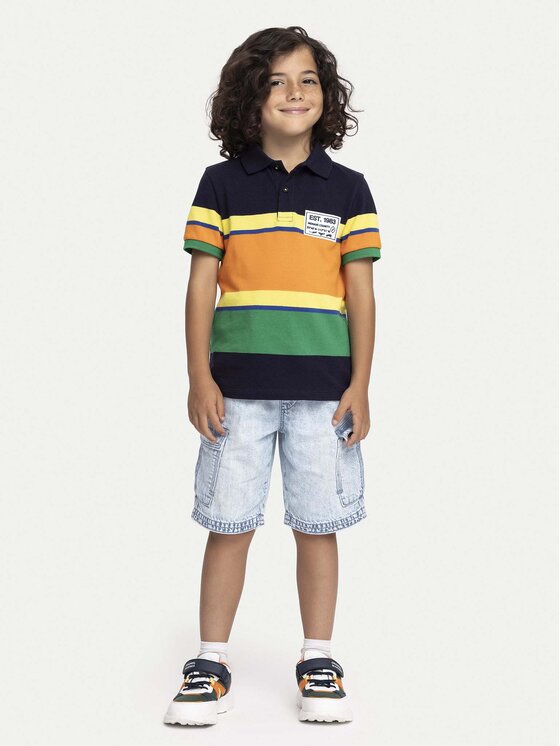 Original Marines Original Marines Дънкови шорти DEP2221B Син Regular Fit
