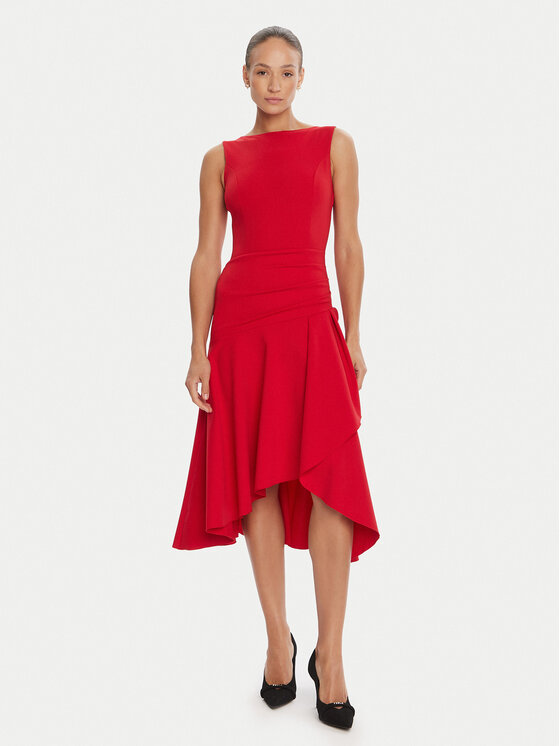 Rinascimento Rinascimento Coctailkleid CFC0125337003 Rot Regular Fit
