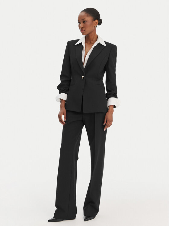 HUGO HUGO Marynarka Abire 50565362 Czarny Slim Fit