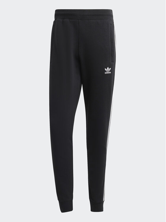 adidas adidas Spodnie dresowe adicolor 3-Stripes IU2353 Czarny Slim Fit