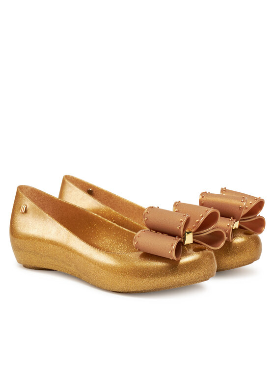 Melissa Melissa Baleriny Melissa Ultragirl Classic Bow Ad 35965 Złoty