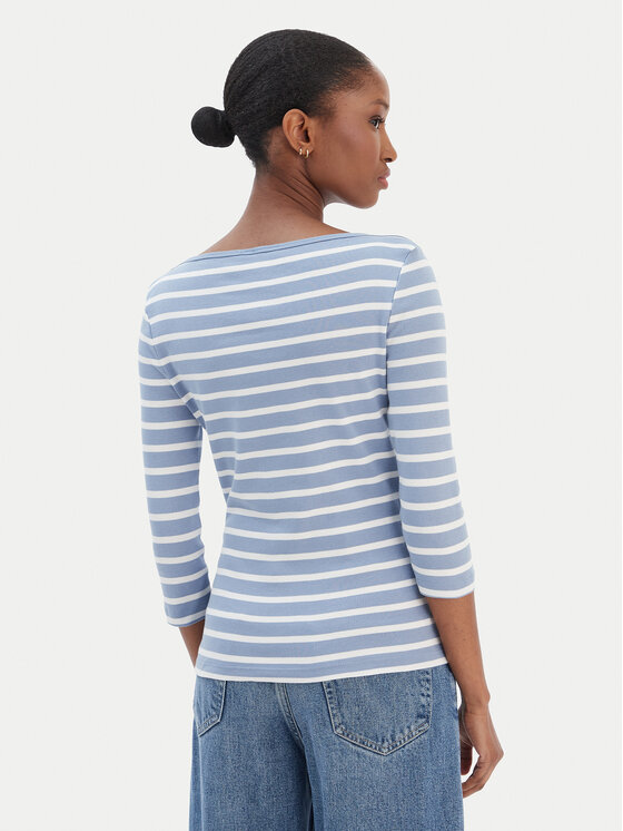 Tommy Hilfiger Tommy Hilfiger Блузка New Cody WW0WW40589 Блакитний Slim Fit