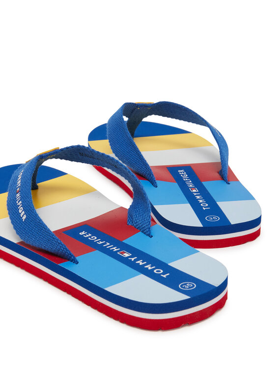 Tommy Hilfiger Tommy Hilfiger Zehentrenner T3X8-33907-0058Y913 S Dunkelblau