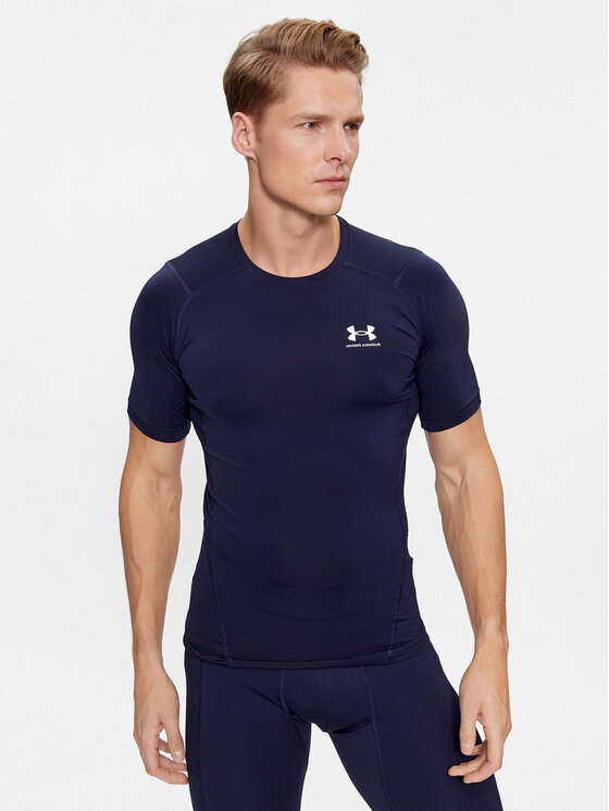 Under Armour Under Armour Тишърт Ua Hg Armour Comp Ss 1361518 Тъмносин Compression Fit