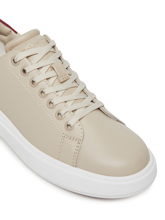 Calvin Klein Calvin Klein Sneakersy Cupsole Lace Up - Suede Bt HW0HW02404 Beżowy