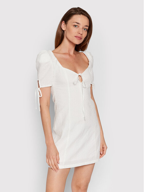 Glamorous Vsakodnevna obleka GC0554 Bela Regular Fit