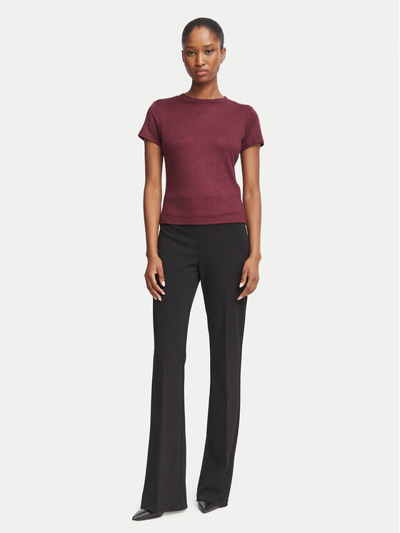 Guess Guess T-särk W5BP07 KCGM2 Bordoopunane Regular Fit
