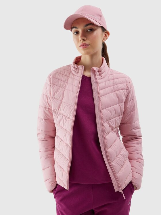 4F 4F Giubbotto piumino 4FWSS24TDJAF350-56S Rosa Regular Fit