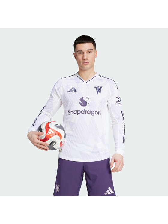 adidas adidas Koszulka techniczna Manchester United Biały Slim Fit