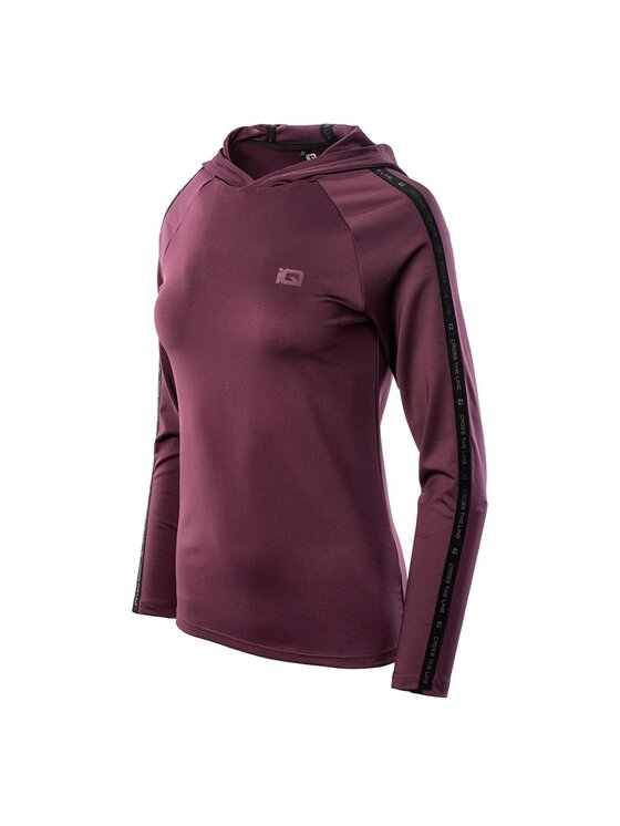 IQ IQ T-Shirt Boyna Fioletowy Long Fit
