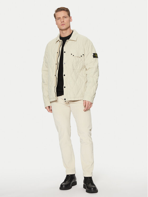 Stone Island Stone Island Átmeneti kabát 8115Q0633 Bézs Regular Fit