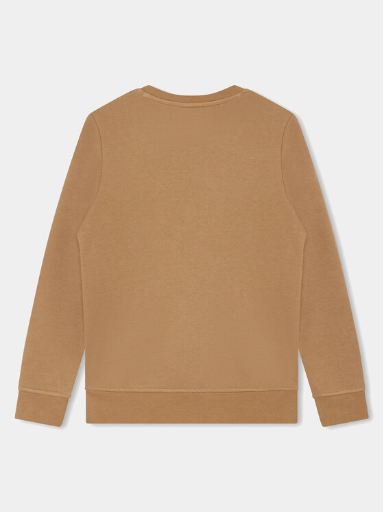 BOSS Boss Pulóver J50717 S Bézs Loose Fit