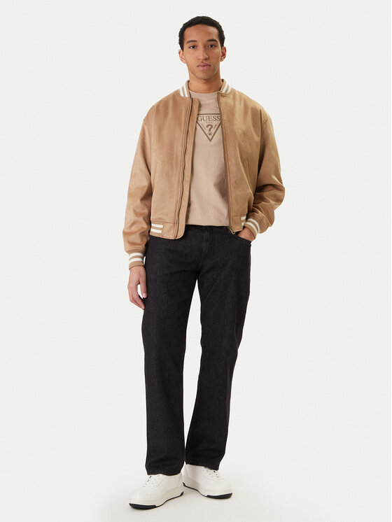 Guess Jeans Guess Jeans Džinsai M5YA1B D6571 Juoda Straight Fit