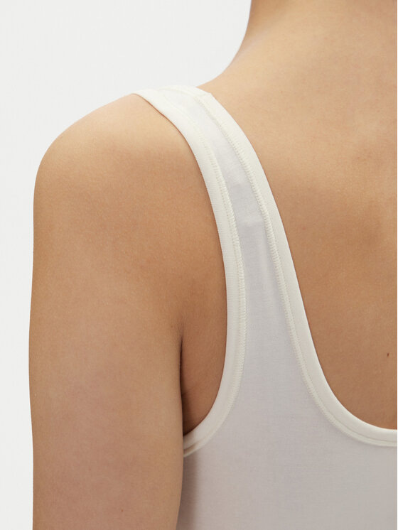 HUGO HUGO Marškinėliai Vest Red Label 50469665 Écru Slim Fit